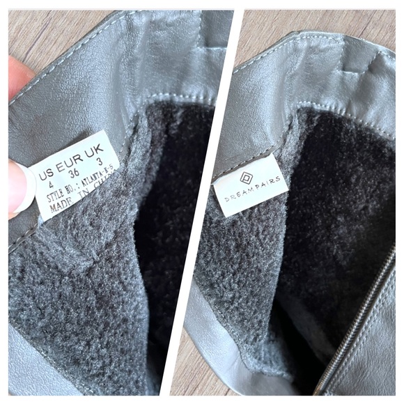 🟢5/$25  Dream pairs Gray Boots 4 - Picture 15 of 16